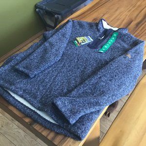 Orvis Men’s Blue Zip-Up Sweater